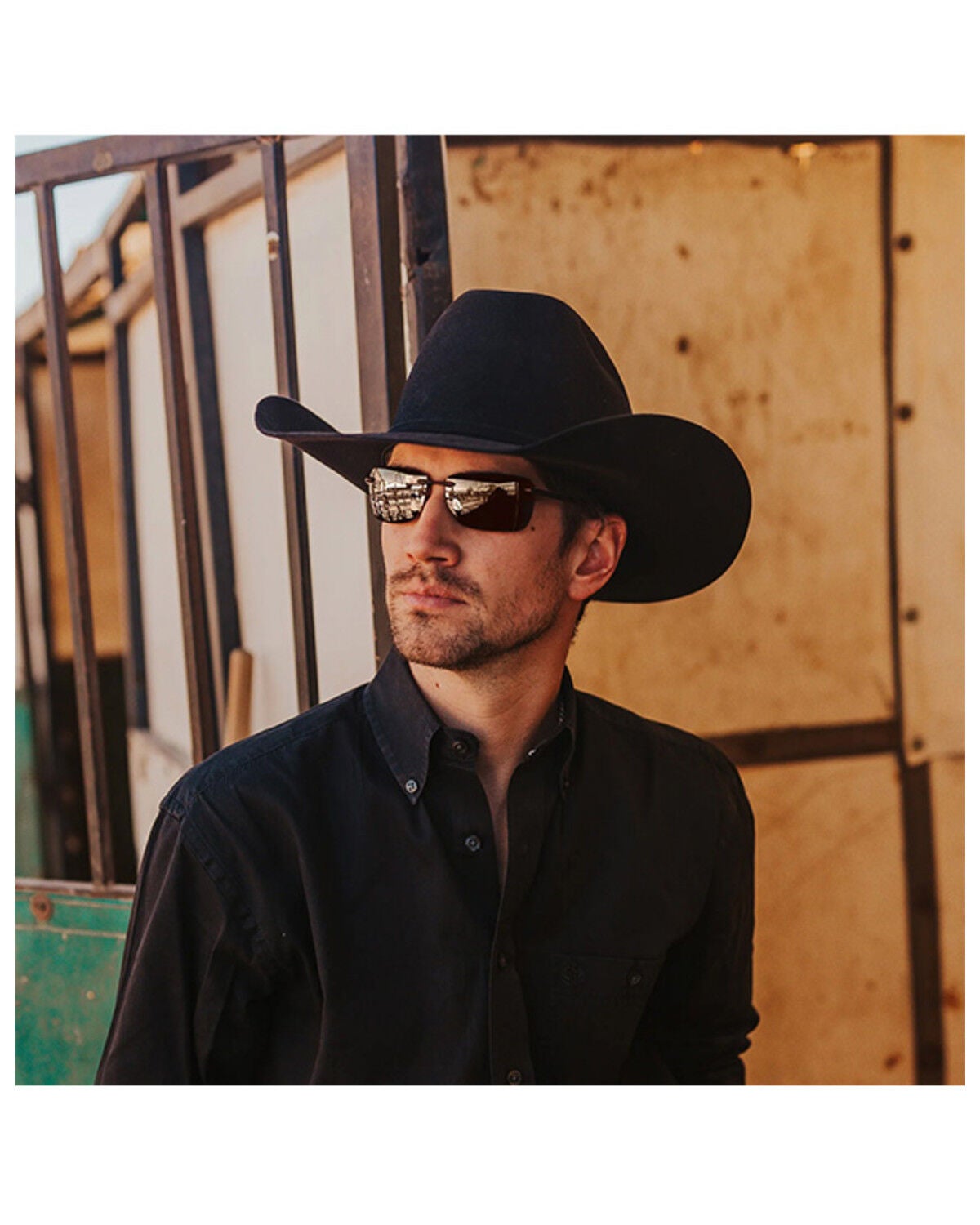 Image #2 - Bex Jaxyn X OTG Sunglasses, Black/brown, hi-res