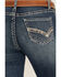 Image #4 - Panhandle Women's Medium Wash Mid Rise Stretch Riding Jeans , Medium Wash, hi-res