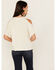 Image #4 - White Crow Women's Raise Hell Cold Shoulder Short Sleeve Graphic Tee, Cream, hi-res