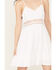 Image #3 - Jolt Women's Crochet Waist Dress, White, hi-res