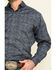 Image #4 - Tuf Cooper Men's Black Stretch Paisley Poplin Print Long Sleeve Western Shirt, Charcoal, hi-res
