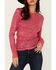 Image #3 - Free People Women's Sequins Gold Rush Long Sleeve Top , Hot Pink, hi-res