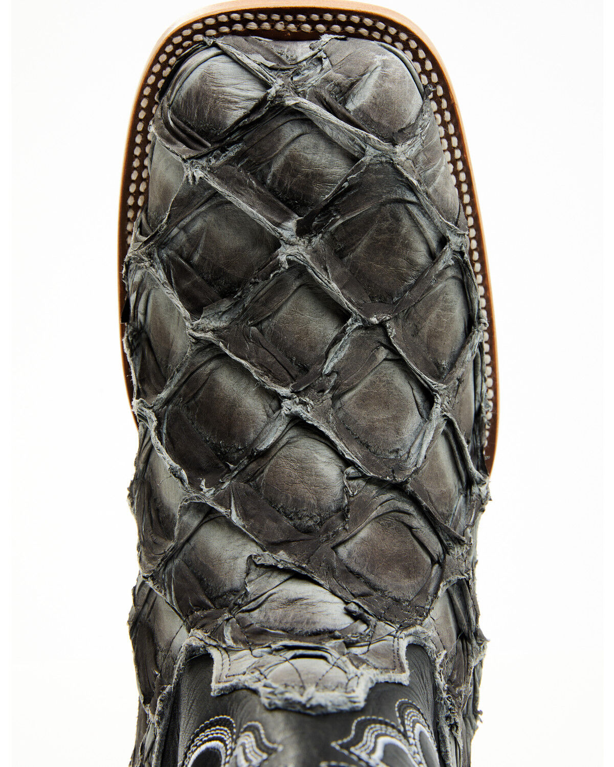 Image #6 - Cody James Men's Exotic Pirarucu Western Boots - Broad Square Toe, Black, hi-res