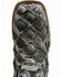 Cody James Men's Exotic Pirarucu Western Boots - Broad Square Toe , Black, hi-res