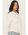 Image #2 - Kimes Ranch Women's Annie Long Sleeve Snap Cropped Western Shirt, Light Pink, hi-res
