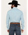 Roper Men's Amarillo Geo Medallion Long Sleeve Button Down Western Shirt, Blue, hi-res