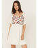 Image #2 - Shyanne Women's Embroidered Crinkle Flutter Sleeve Mini Dress, Ivory, hi-res