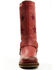 Image #4 - Dingo Women's Blacklist Harness Boots - Round Toe, Wine, hi-res