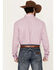 Image #4 - George Strait by Wrangler Men's Solid Long Sleeve Button-Down Stretch Western Shirt, Lavender, hi-res