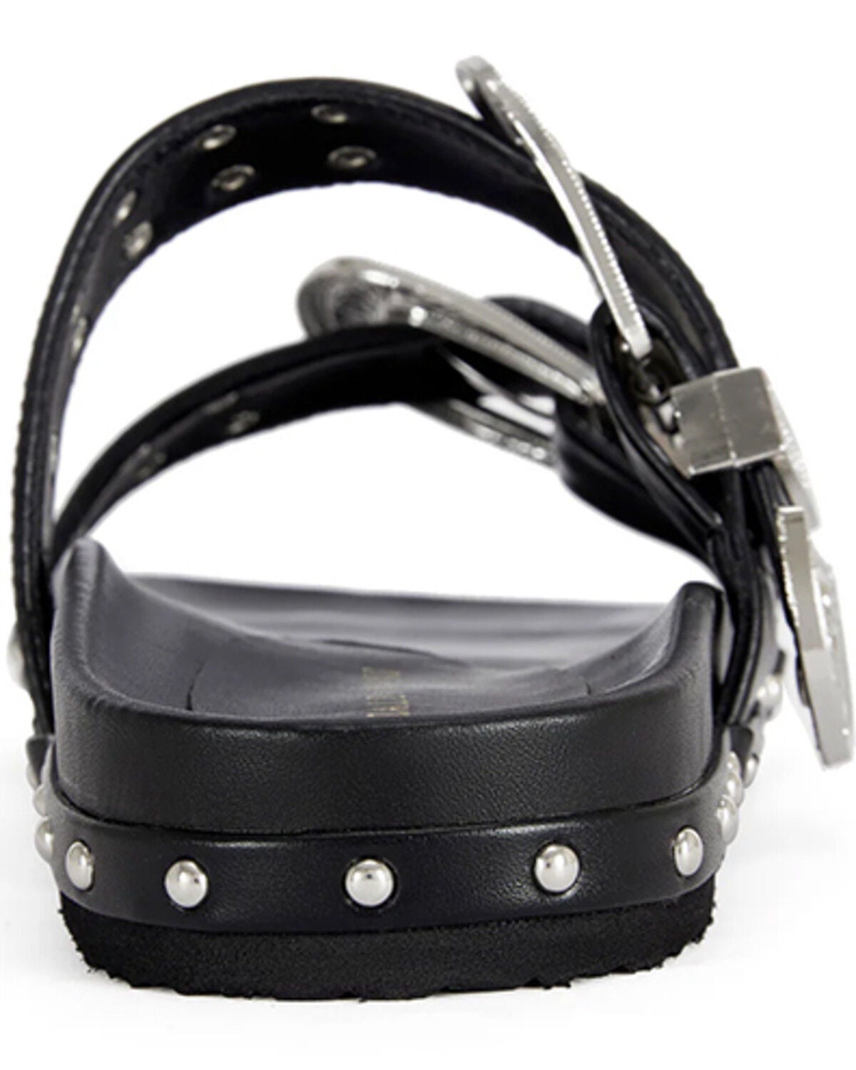 Image #3 - Azalea Wang Women's Tegan Buckle Sandals, Black, hi-res