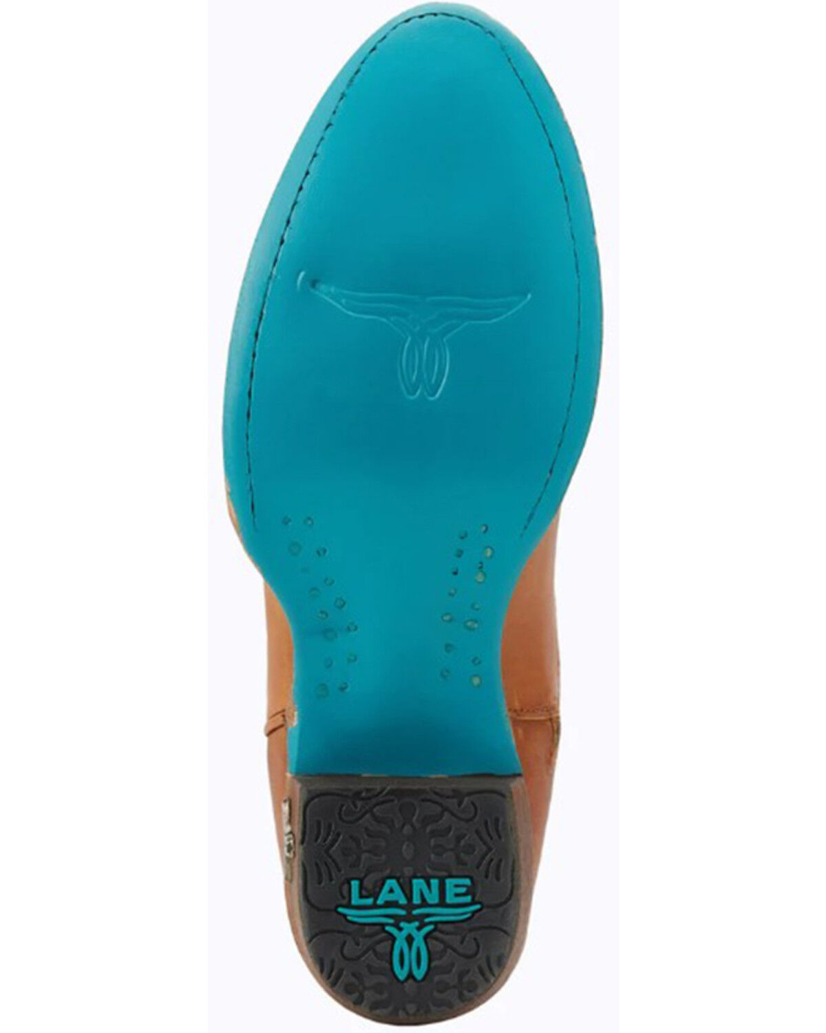 Image #7 - Lane Women's Plain Jane Tall Western Boots - Round Toe, Orange, hi-res