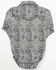 Image #3 - Cowgirl Hardware Infant Girls' Leopard Print Long Sleeve Snap Onesie, Black, hi-res