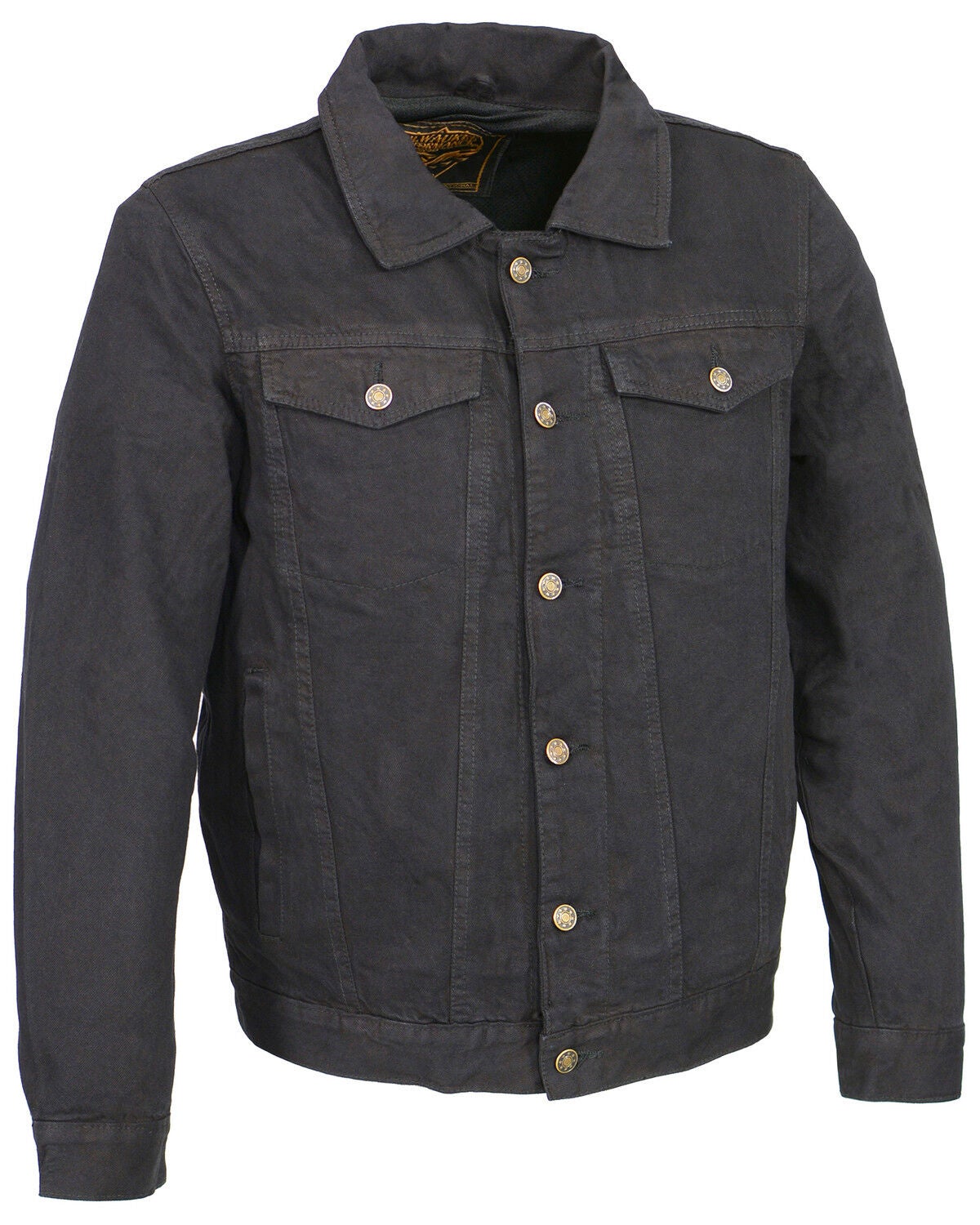 Milwaukee Performance Men's Traditional Denim Jacket - 3X & 4X, Black, hi-res