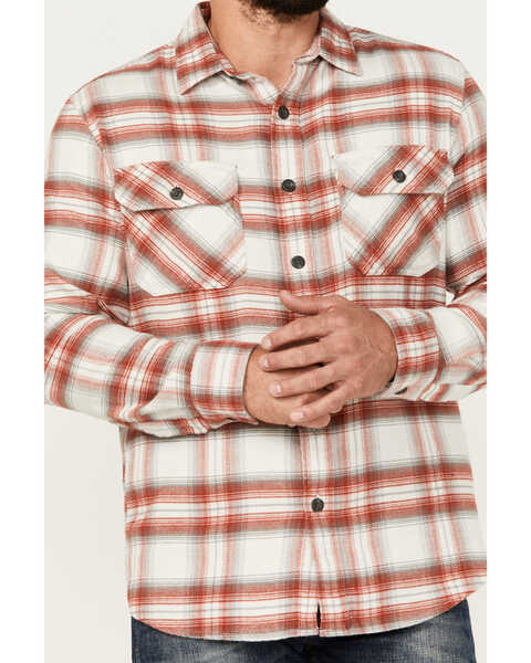 Image #3 - Pendleton Men's Burnside Plaid Print Long Sleeve Button-Down Western Shirt , Grey, hi-res