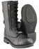 Image #4 - Milwaukee Leather Women's Tall Lace Front Buckles Back and Knife Storage Boots - Round Toe, Black, hi-res
