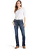 Image #1 - Ariat Women's R.E.A.L. Perfect Rise Analise Stackable Straight Leg Jeans, Blue, hi-res