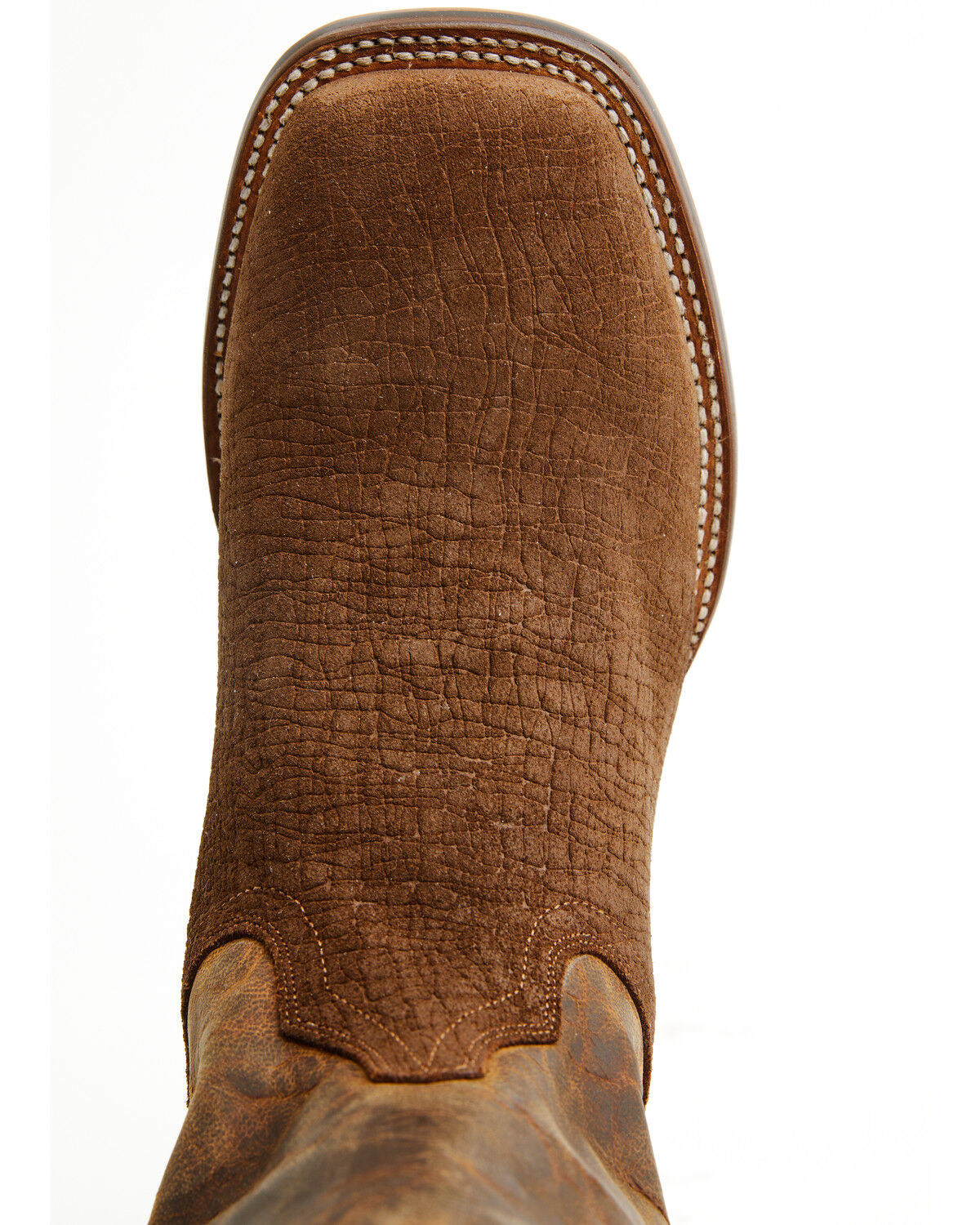 Image #6 - Dan Post Men's Snyder Western Boots - Broad Square Toe, Brown, hi-res