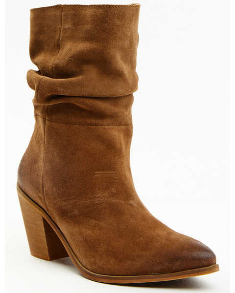 Image #1 - Cleo + Wolf Women's Dani Western Boots - Pointed Toe, Cognac, hi-res