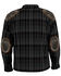 Image #2 - Milwaukee Performance Men's Aramid Flannel Biker Jacket - 3X, Black/blue, hi-res