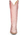 Image #4 - Tony Lama Women's Black Label Exotic Python Tall Western Boots - Snip Toe, Red, hi-res