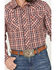 Image #3 - Wrangler Retro Men's Plaid Print Long Sleeve Snap Western Shirt, Red, hi-res