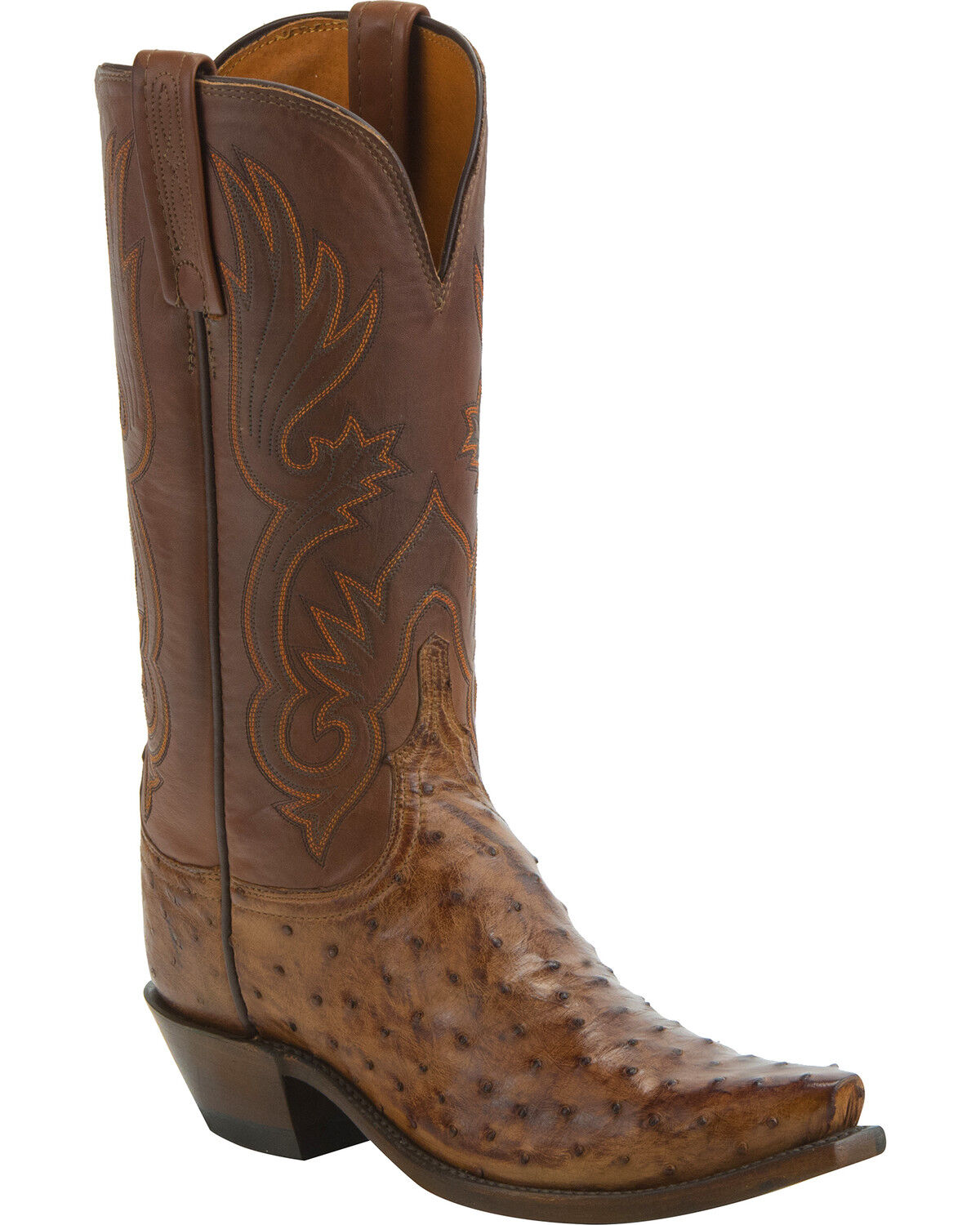 womens ostrich skin boots