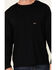 Image #3 - Ariat Men's Solid Rebar Workman Full Coverage Graphic Long Sleeve Work T-Shirt, Black, hi-res