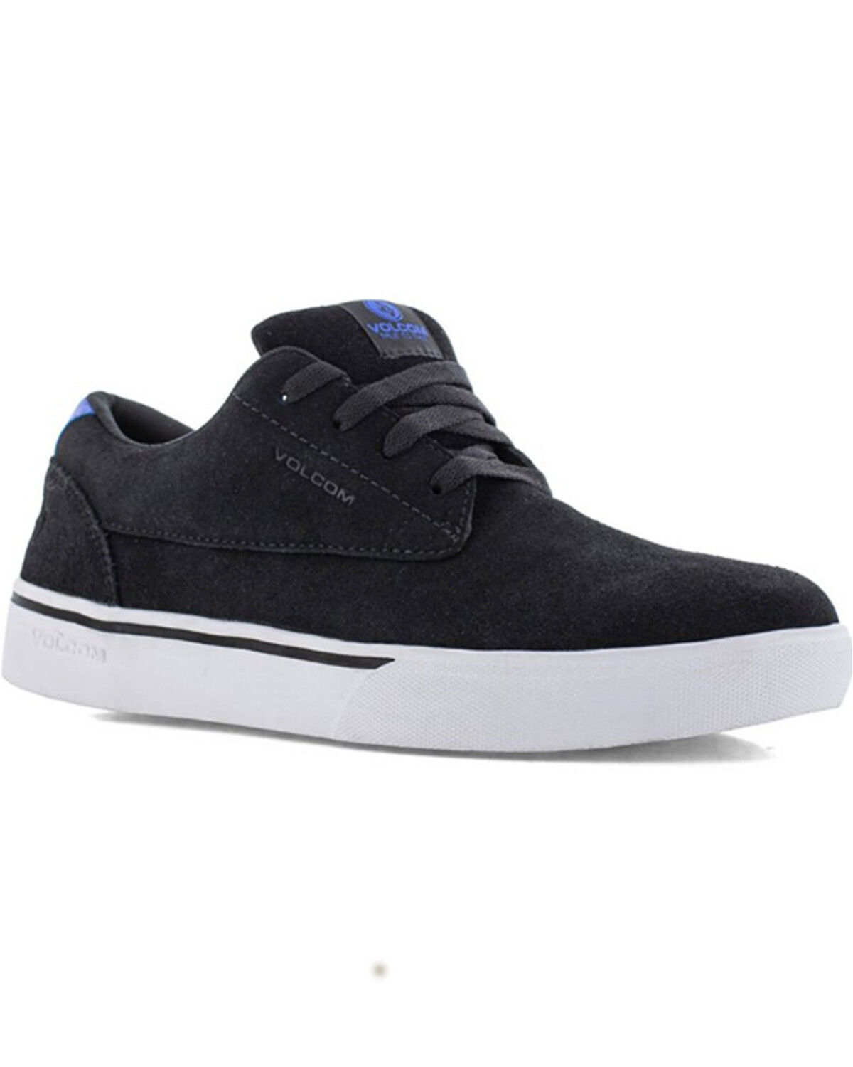 Image #1 - Volcom Men's Skate Inspired Work Shoes - Composite Toe, Black, hi-res
