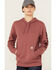 Image #1 - Ariat Women's Rebar Logo Hoodie, Red, hi-res