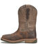 Image #2 - Double H Men's 11" Domestic Ice Roper Performance Western Boots - Broad Square Toe , Beige, hi-res