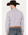 Ariat Men's Meir Plaid Long Sleeve Button Down Western Shirt - Tall, Purple, hi-res