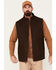 Image #1 - Hawx Men's Pro Lined Duck Work Vest, Brown, hi-res