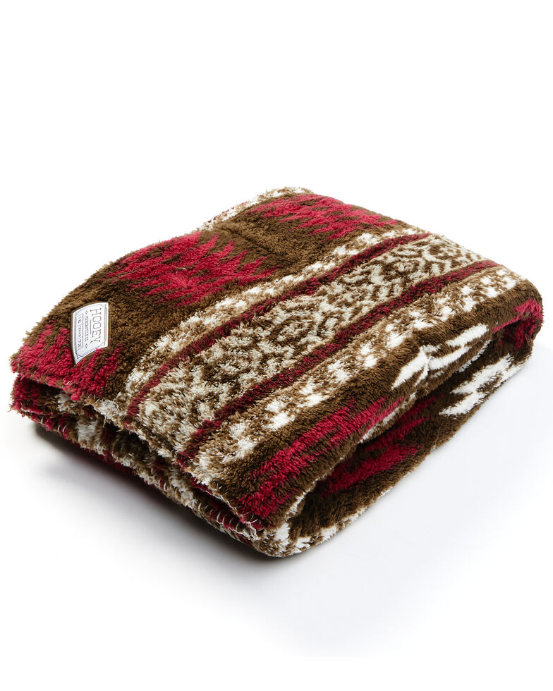 HOOey Nomad Southwestern Fleece Blanket, Multi, hi-res