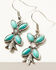 Shyanne Women's Prism Skies Turquoise Squash Blossom Necklace & Earring Set, Silver, hi-res