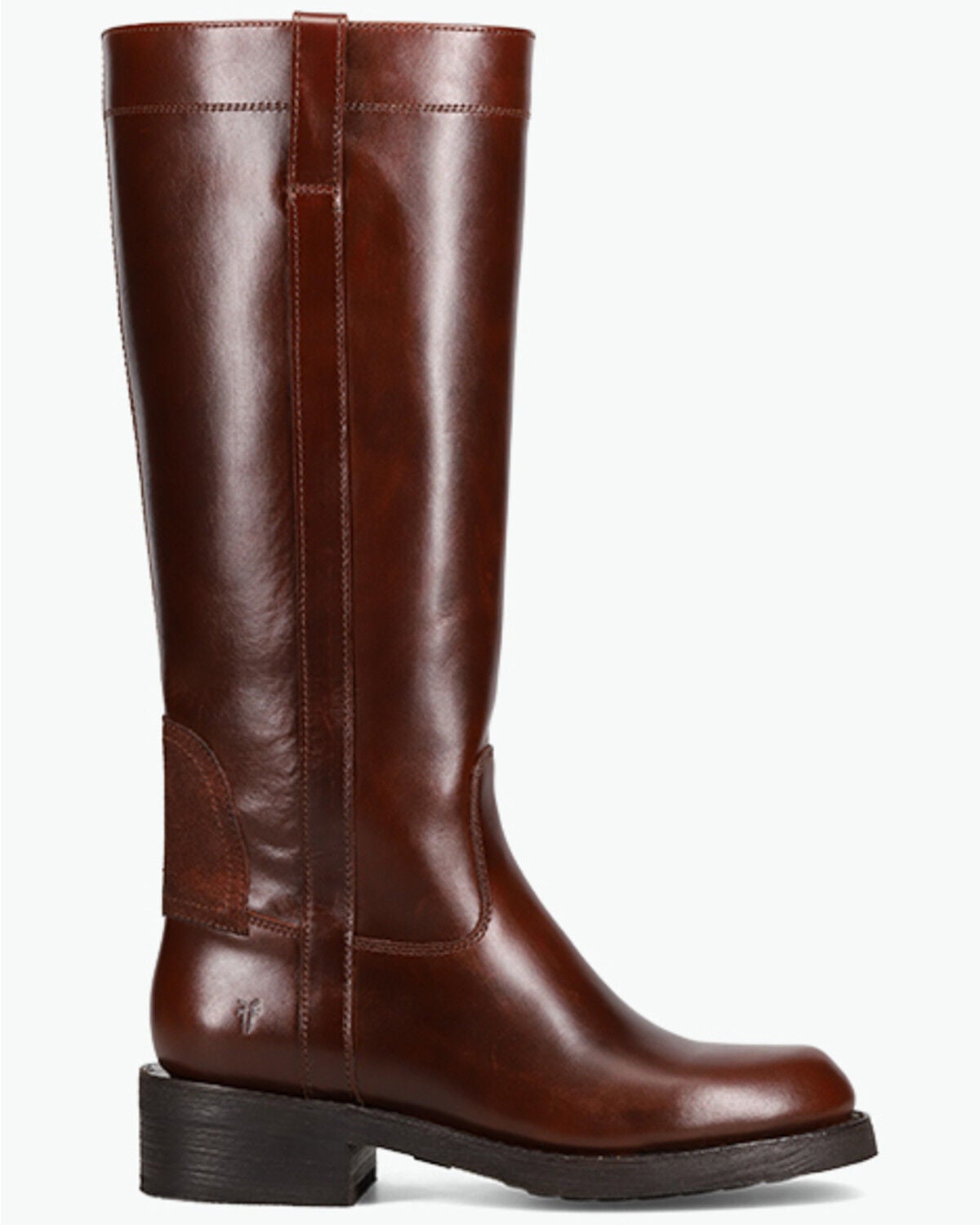Image #2 - Frye Women's Viv Riding Boots - Round Toe, Red/brown, hi-res