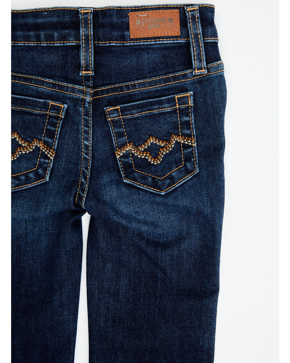 Image #2 - Shyanne Toddler Girls' Dark Wash Stretch Bootcut Riding Jeans, Dark Wash, hi-res