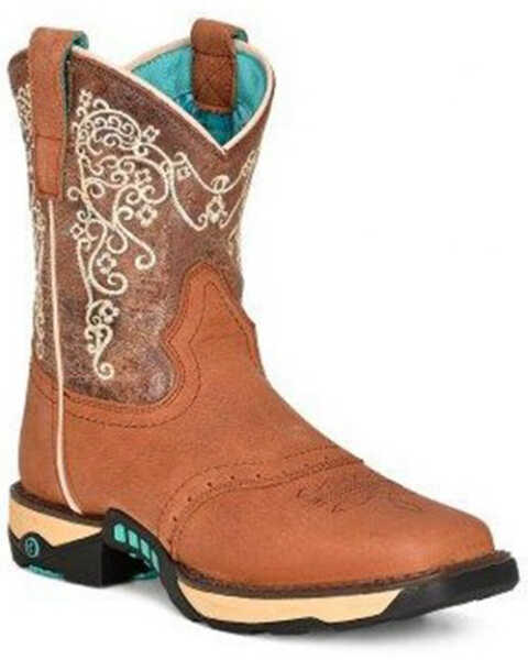 Image #1 - Corral Women's Farm and Ranch Performance Western Boots - Broad Square Toe, Brown, hi-res