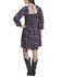 Image #2 - Roper Women's Bronc Riders Printed Midi Dress, Black, hi-res