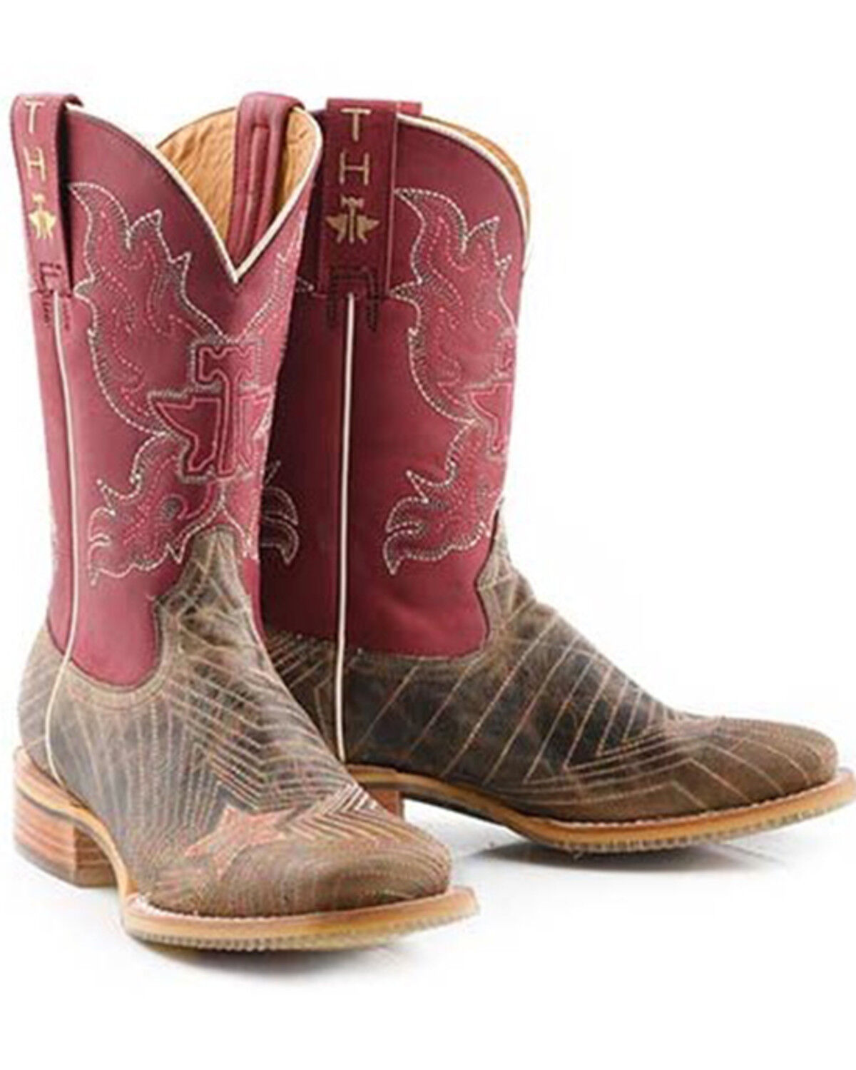 Image #1 - Tin Haul Women's Super Nova Star Western Boots - Broad Square Toe, Multi, hi-res