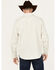 Image #4 - Moonshine Spirit Men's Uptown Geo Dobby Striped Print Long Sleeve Snap Western Shirt , Cream, hi-res