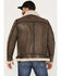 Image #4 - Mauritius Leather Men's Flight Jacket, Brown, hi-res