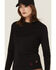 Image #2 - Forge Workwear Women's FR Long Sleeve Work Shirt, Black, hi-res