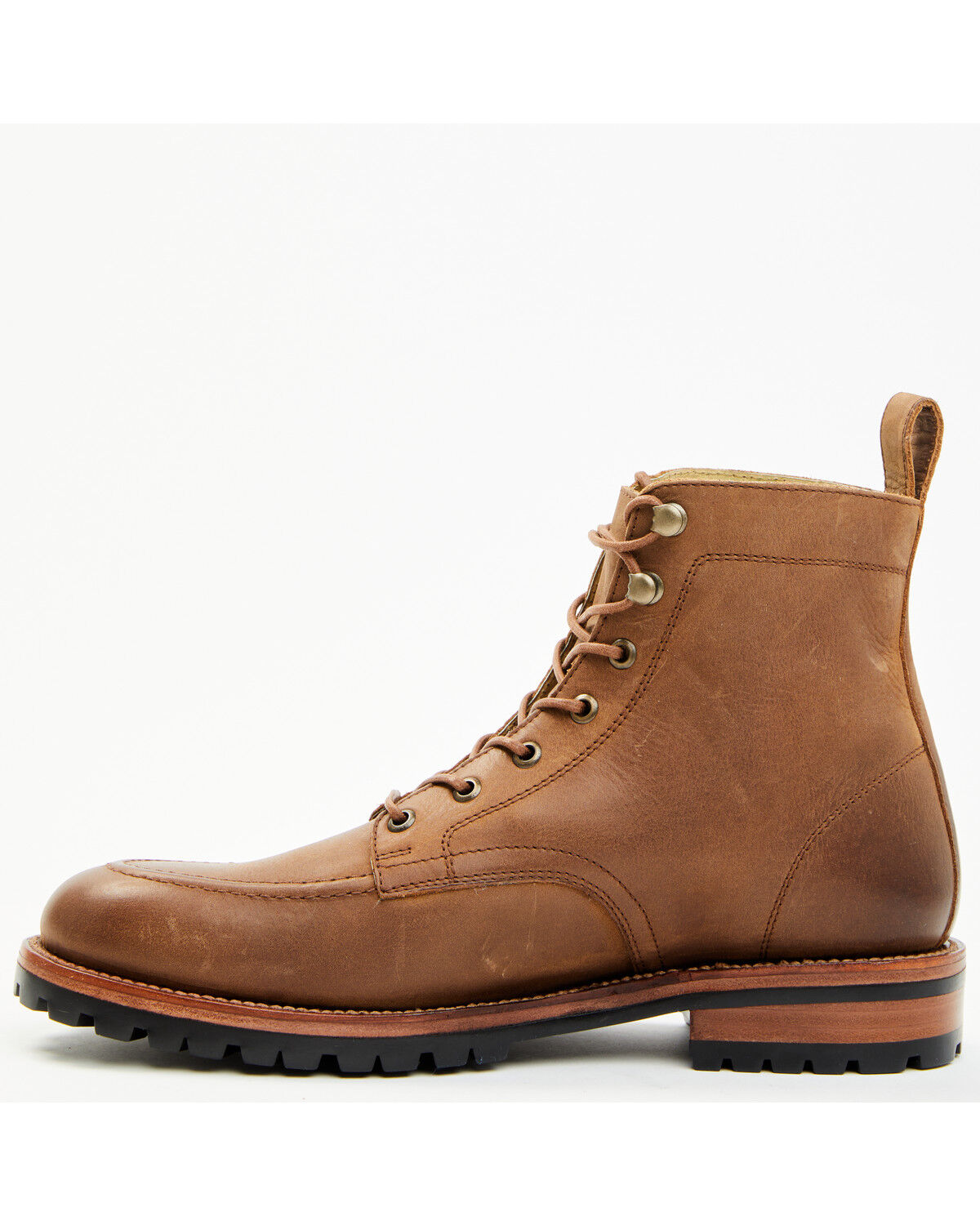 Image #3 - Brothers and Sons Men's Boondocks Casual Boots - Moc Toe, Brown, hi-res
