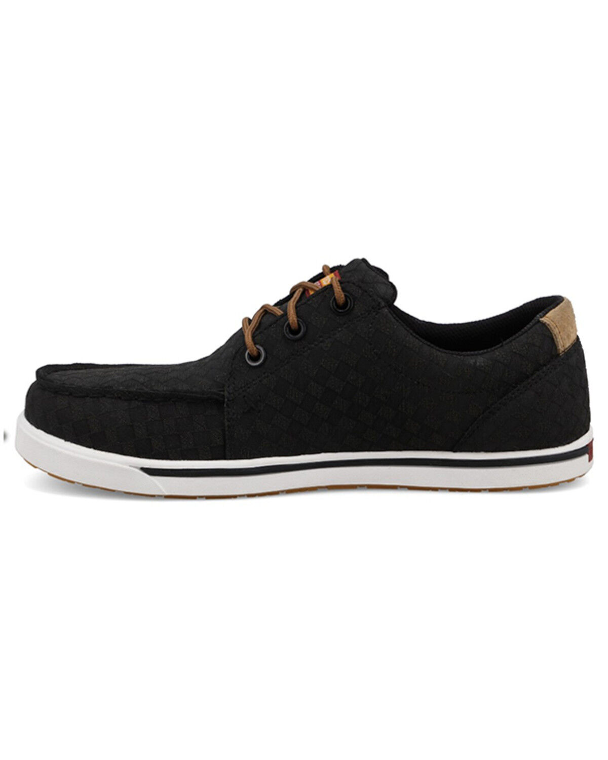 Image #3 - Twisted X Women's Kicks Moc Work Shoes - Nano Composite Toe, Charcoal, hi-res