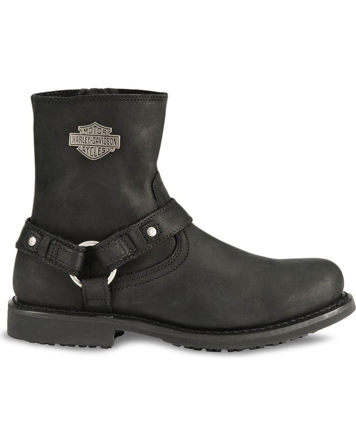 Image #2 - Harley Davidson Ranger Scout Pull-On Harness Boots, Black, hi-res