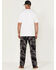 Image #3 - Lucky Brand Workwear Men's Camo Print Broken Canvas Cargo Work Pants, Black, hi-res