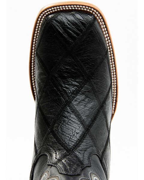 Image #6 - Cody James Men's Exotic Ostrich Western Boots - Broad Square Toe, Black, hi-res