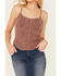 Image #3 - Rock & Roll Denim Women's Sleeveless Ribbed Corset Tank, , hi-res