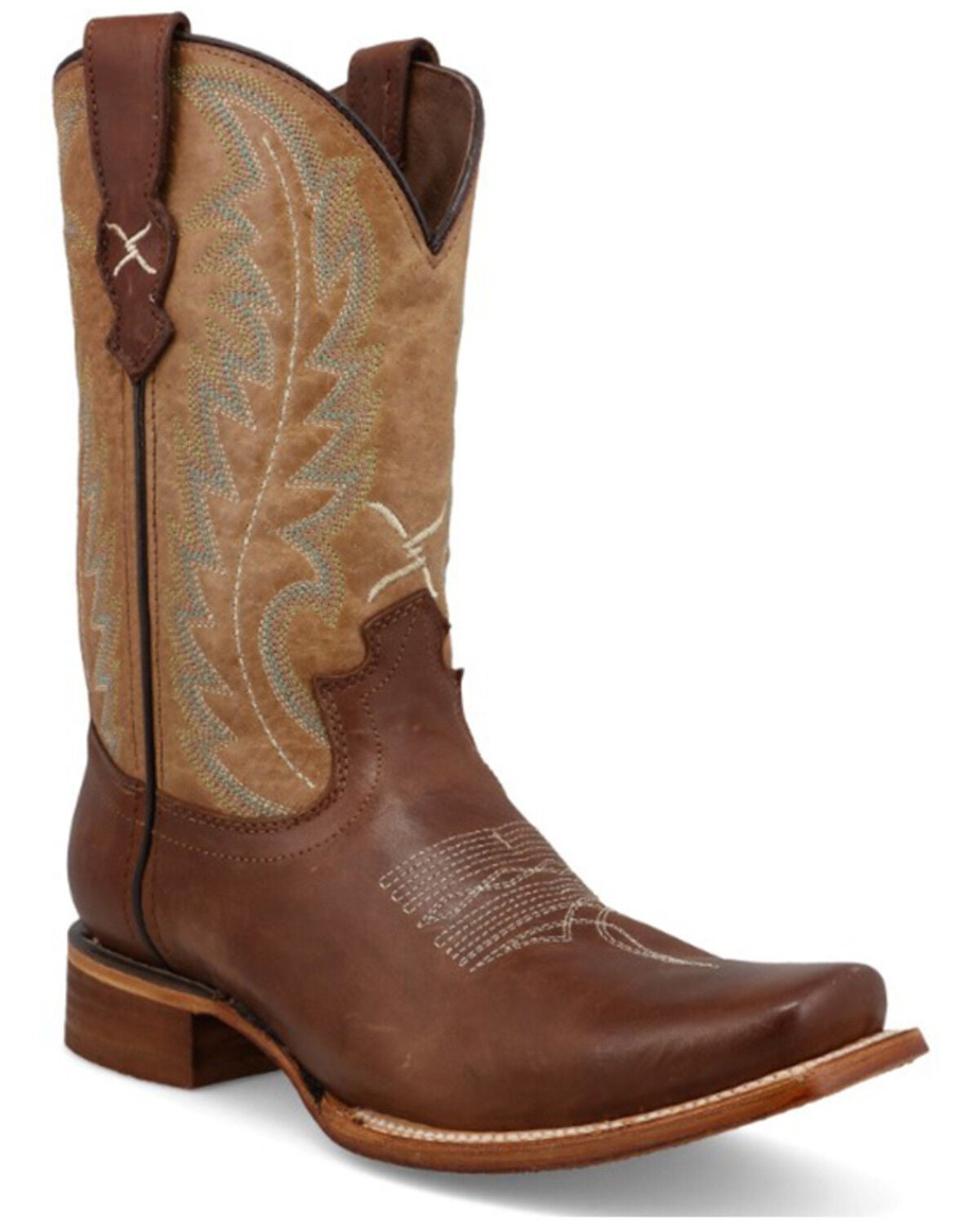 Twisted X Women's Rancher Western Boots - Square Toe, Brown, hi-res
