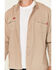 Image #3 - Lapco Men's FR Modern Uniform Long Sleeve Button-Down Work Shirt, Khaki, hi-res